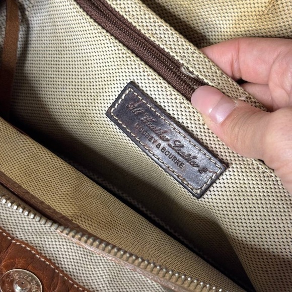 Dooney & Bourke All Weather Pebbled Leather Purse 3 section Bag - Picture 11 of 14